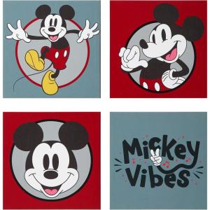imageIdea Nuova Marvel Black Panther 4 Pack Square Canvas Wall Art Set 11quotx11quot eachMickey Mouse Mickey Vibes