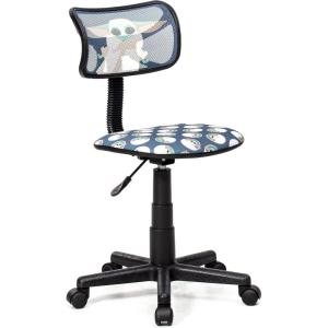 imageJoJo Siwa Adjustable Swivel Mesh Rolling Desk Chair for Kids Teens and AdultsGrogu