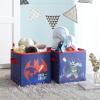 imageIdea Nuova JoJo Siwa Set of 2 Durable Storage Cubes with HandlesBatman  Blue