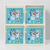 imageIdea Nuova JoJo Siwa Set of 2 Durable Storage Cubes with HandlesBluey