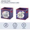 imageIdea Nuova JoJo Siwa Set of 2 Durable Storage Cubes with HandlesJurassic World