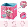 imageIdea Nuova JoJo Siwa Set of 2 Durable Storage Cubes with HandlesLOL Surprise pinkblue