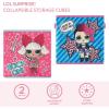 imageIdea Nuova JoJo Siwa Set of 2 Durable Storage Cubes with HandlesLOL Surprise pinkblue