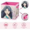 imageIdea Nuova JoJo Siwa Set of 2 Durable Storage Cubes with HandlesPrincess  Multicolor