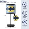 imageIdea Nuova Teenage Mutant Ninja Turtle Mutant Mayhem Stick Table Kids Lamp with Pull Chain Themed Printed Decorative ShadeBatman