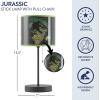 imageIdea Nuova Teenage Mutant Ninja Turtle Mutant Mayhem Stick Table Kids Lamp with Pull Chain Themed Printed Decorative ShadeJurassic World