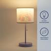 imageIdea Nuova Teenage Mutant Ninja Turtle Mutant Mayhem Stick Table Kids Lamp with Pull Chain Themed Printed Decorative ShadePeppa Pig