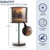 imageIdea Nuova Teenage Mutant Ninja Turtle Mutant Mayhem Stick Table Kids Lamp with Pull Chain Themed Printed Decorative ShadeStar Wars Boba Fett
