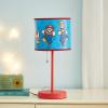 imageIdea Nuova Teenage Mutant Ninja Turtle Mutant Mayhem Stick Table Kids Lamp with Pull Chain Themed Printed Decorative ShadeSuper Mario