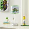 imageIdea Nuova Teenage Mutant Ninja Turtle Mutant Mayhem Stick Table Kids Lamp with Pull Chain Themed Printed Decorative ShadeTMNT Mutant Mayhem