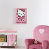 imageIdea Nuova Teenage Mutant Ninja Turtles 3D Tufted Canvas Wall Art Panel for Room Dcor11quotx15quotHello Kitty Pink Tufting