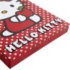 imageIdea Nuova Teenage Mutant Ninja Turtles 3D Tufted Canvas Wall Art Panel for Room Dcor11quotx15quotHello Kitty White Dot