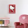 imageIdea Nuova Teenage Mutant Ninja Turtles 3D Tufted Canvas Wall Art Panel for Room Dcor11quotx15quotHello Kitty White Dot