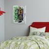 imageIdea Nuova Teenage Mutant Ninja Turtles 3D Tufted Canvas Wall Art Panel for Room Dcor11quotx15quotNinja Turtles