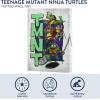 imageIdea Nuova Teenage Mutant Ninja Turtles 3D Tufted Canvas Wall Art Panel for Room Dcor11quotx15quotNinja Turtles
