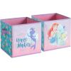 imageIdea Nuova JoJo Siwa Set of 2 Durable Storage Cubes with HandlesLittle Mermaid