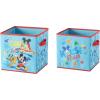 imageIdea Nuova JoJo Siwa Set of 2 Durable Storage Cubes with HandlesMickey Mouse  Blue
