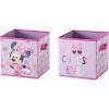 imageIdea Nuova JoJo Siwa Set of 2 Durable Storage Cubes with HandlesMinnie Mouse  Pink