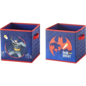 imageIdea Nuova JoJo Siwa Set of 2 Durable Storage Cubes with HandlesBatman  Blue