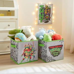 imageIdea Nuova JoJo Siwa Set of 2 Durable Storage Cubes with HandlesNinja Turtles