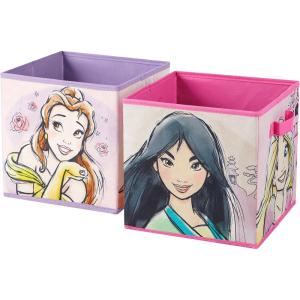 imageIdea Nuova JoJo Siwa Set of 2 Durable Storage Cubes with HandlesPrincess  Multicolor