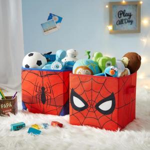 imageIdea Nuova JoJo Siwa Set of 2 Durable Storage Cubes with HandlesSpidermanRed