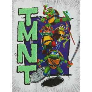 imageIdea Nuova Teenage Mutant Ninja Turtles 3D Tufted Canvas Wall Art Panel for Room Dcor11quotx15quotNinja Turtles
