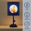 imageIdea Nuova Disney Winnie The Pooh 2 Layer Cut Out Shade Stick Table Lamp with Figural Pull Chain and Themed Printed Decorative ShadeSpiderman