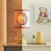imageIdea Nuova Disney Winnie The Pooh 2 Layer Cut Out Shade Stick Table Lamp with Figural Pull Chain and Themed Printed Decorative ShadeWinnie The Pooh