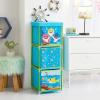 imageIdea Nuova Nickelodeon Paw Patrol 3 Tier Fabric Storage Organizer with 3 Cubes and LidBaby Shark