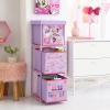 imageIdea Nuova Nickelodeon Paw Patrol 3 Tier Fabric Storage Organizer with 3 Cubes and LidMinnie Mouse