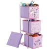 imageIdea Nuova Nickelodeon Paw Patrol 3 Tier Fabric Storage Organizer with 3 Cubes and LidMinnie Mouse