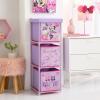 imageIdea Nuova Nickelodeon Paw Patrol 3 Tier Fabric Storage Organizer with 3 Cubes and LidMinnie Mouse