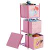 imageIdea Nuova Nickelodeon Paw Patrol 3 Tier Fabric Storage Organizer with 3 Cubes and LidPrincess