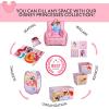 imageIdea Nuova Nickelodeon Paw Patrol 3 Tier Fabric Storage Organizer with 3 Cubes and LidPrincess
