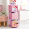 imageIdea Nuova Nickelodeon Paw Patrol 3 Tier Fabric Storage Organizer with 3 Cubes and LidPrincess