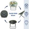 imageIdea Nuova Nickelodeon Teenage Mutant Ninja Turtles Mutant Mayhem 23quot Kids Folding Saucer Chair with Metal Frame Ages 3Ninja Turtles