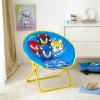 imageIdea Nuova Nickelodeon Teenage Mutant Ninja Turtles Mutant Mayhem 23quot Kids Folding Saucer Chair with Metal Frame Ages 3Sonic