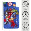 imageSuper Soft Plush Toddler Quilted Nap Mat with Built in Blanket and PillowAvengers