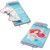imageSuper Soft Plush Toddler Quilted Nap Mat with Built in Blanket and PillowLittle Mermaid
