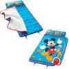 imageSuper Soft Plush Toddler Quilted Nap Mat with Built in Blanket and PillowMickey Mouse