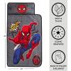 imageSuper Soft Plush Toddler Quilted Nap Mat with Built in Blanket and PillowSpiderman
