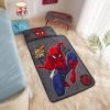imageSuper Soft Plush Toddler Quilted Nap Mat with Built in Blanket and PillowSpiderman