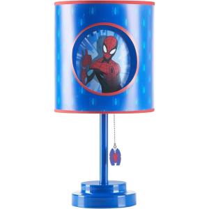 imageIdea Nuova Disney Winnie The Pooh 2 Layer Cut Out Shade Stick Table Lamp with Figural Pull Chain and Themed Printed Decorative ShadeSpiderman