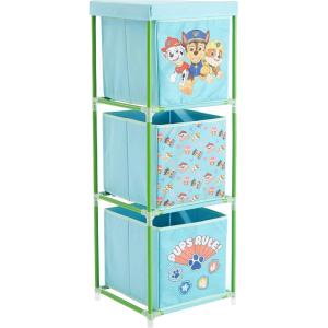 imageIdea Nuova Nickelodeon Paw Patrol 3 Tier Fabric Storage Organizer with 3 Cubes and LidPaw Patrol
