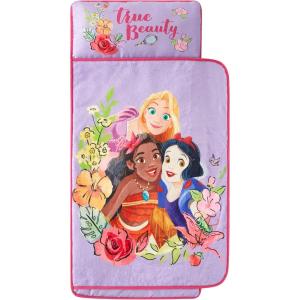 imageSuper Soft Plush Toddler Quilted Nap Mat with Built in Blanket and PillowDisney Princess