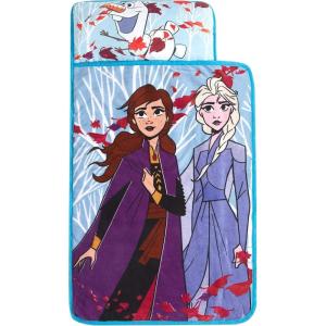 imageSuper Soft Plush Toddler Quilted Nap Mat with Built in Blanket and PillowFrozen 2
