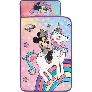 imageSuper Soft Plush Toddler Quilted Nap Mat with Built in Blanket and PillowMinnie Mouse