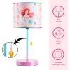 imageIdea Nuova Paw Patrol Chase Rubble and Marshall Stick Table Kids Lamp with Pull Chain Themed Printed Decorative ShadeLittle Mermaid