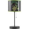 imageIdea Nuova Paw Patrol Chase Rubble and Marshall Stick Table Kids Lamp with Pull Chain Themed Printed Decorative ShadeJurassic World